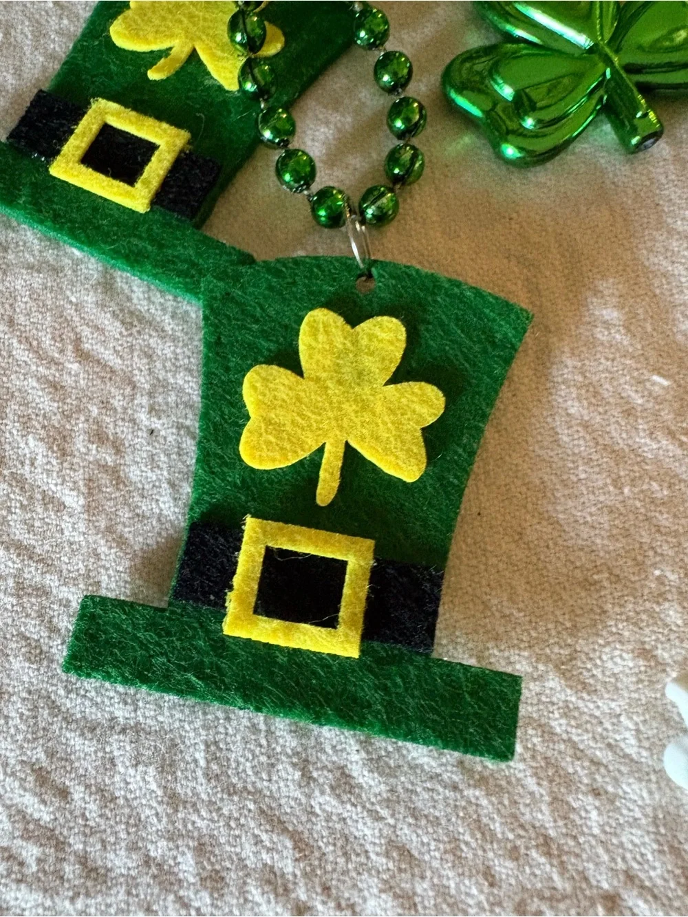 Jameson St. Patrick's Day Shamrock Necklace Bundle in Green
